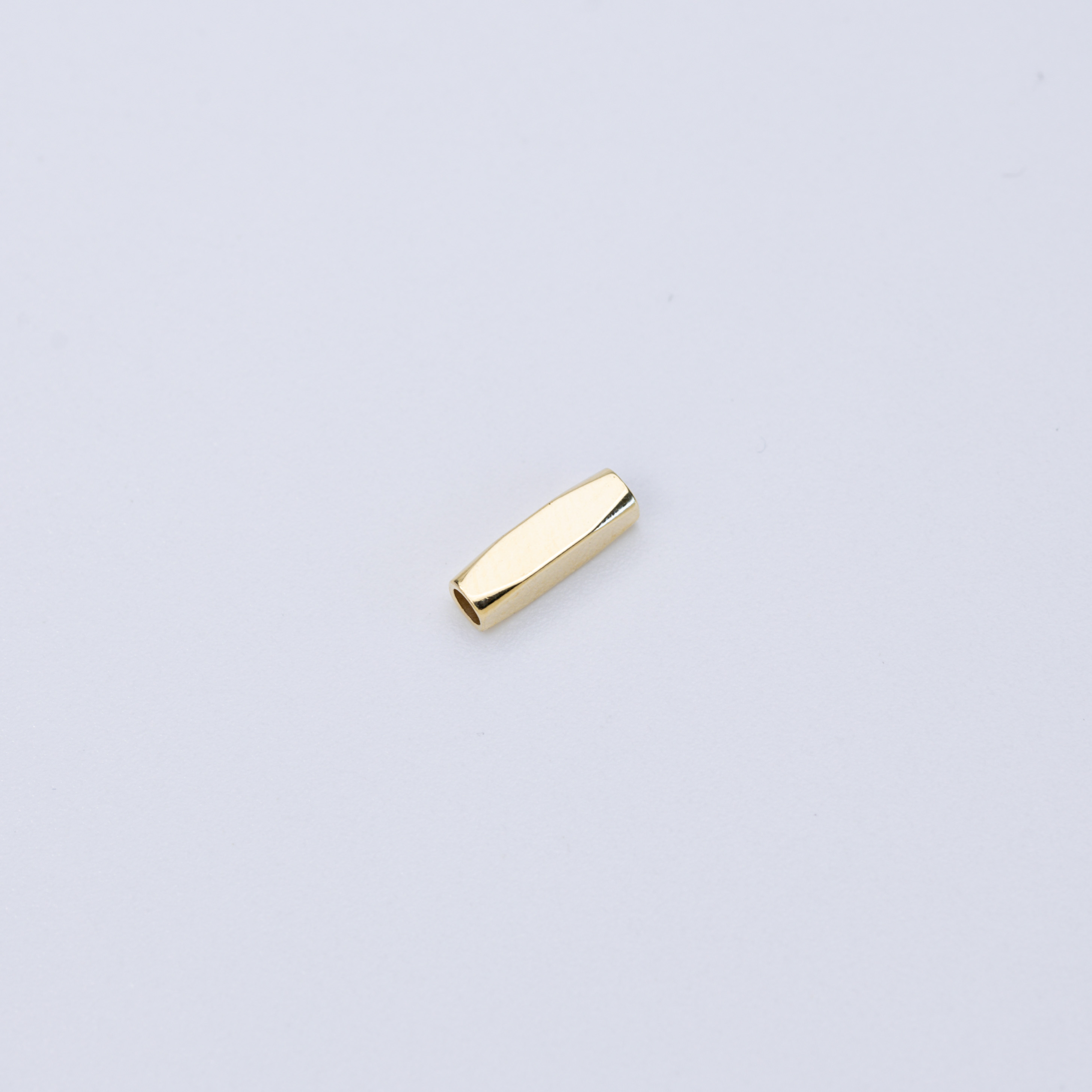 19808 Gold Tube Bead Spacer 10mm